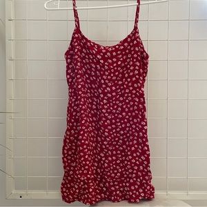 Reformation Red Daisy print Dress